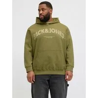 Jack & Jones PlusSize Kapuzensweatshirt JORALMERIA SWEAT HOOD PLS mit Logo Print