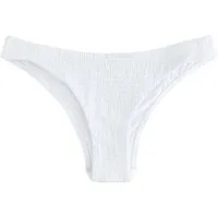 Next Triangel-Bikini-Top Gesmokte Brazilian-Bikinihose, hoher Beinschnitt (1-St)