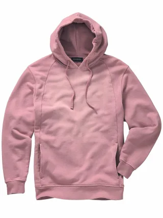 Mey & Edlich Herren Street-Lounge-Hoodie Rosa 100 % Baumwolle