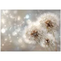 Wallarena Fototapete Pusteblume Blumen - Mehrfarbig - Modern - Vlies - Schlafzimmer, glatt, (6 St), 300x210cm