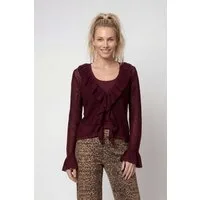 Monari Cardigan Jacke Volants Regular fit mit Volants