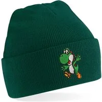 Blondie & Brownie Beanie Yoshi – Kultige Mütze für Super Mario Fans, Weich & Warm