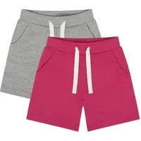 Minymo Sweatshorts MIGirls 2er-Pack Gemütliche Sweatshorts 2 PACK