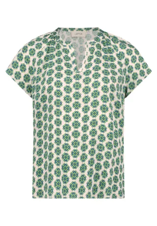CARTOON - Blusenshirt grün - Gr. - 34
