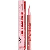 NYX PROFESSIONAL MAKEUP Lippenstift LIP LINGERIE LIP LINER STAIN, wisch- und wasserfesten Halt, mit präziser Filzkugelspitze