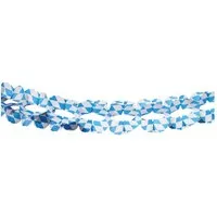 Boland Girlande Girlande Papier Bayern Weiss-Blau, 4m