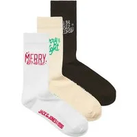 Jack & Jones Freizeitsocken JACMERRY TENNIS SOCKS 3 PACK (Packung, 3-Paar)