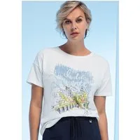 bianca Kurzarmshirt JULIE mit 'la dolce vita' Front-Print