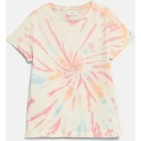 s.Oliver Kurzarmshirt T-Shirt T-Shirt mit Batik-Effekt