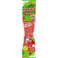 HARIBO Süßigkeit, Haribo Spaghetti Strawberry Sour Extrasaure Fruchtgummi Schnüre 200g