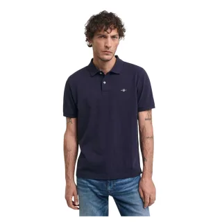 Gant - "Archive Shield" Poloshirt für Herren, Baumwolle (Blau)