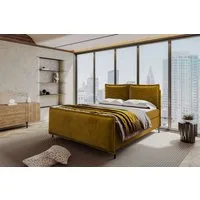99rooms Boxspringbett Vero Plus (Schlafzimmerbett, Bett), 140/160/180/200x200 cm, in Cord POSO, mit Topper, Bettkasten