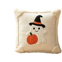 Sorvyzxn Kissenbezug Kissenbezug mit Halloween-Zauberhut tragendem Kürbis, (1 Stück)