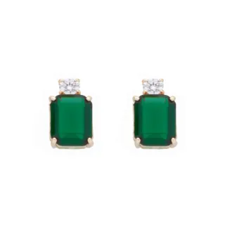 US Polo Assn Jewellery Emy Gelbgold-Ohrringe