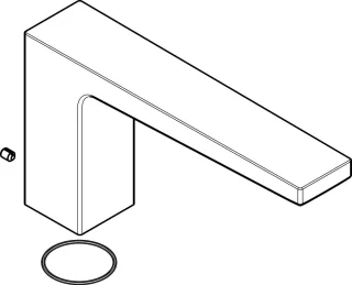 Hansgrohe Auslauf Metropol 4-Loch Wannenrandarmatur mattschwarz, 93151670 93151670