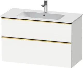 Duravit D-Neo Waschtischunterbau wandhängend Weiß Matt 1010x462x625 mm - DE4363034180000 DE4363034180000