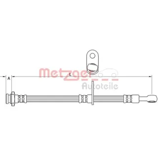 Metzger Bremsschlauch vorne Suzuki Sx4 Vitara