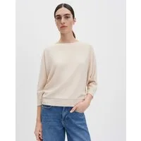 someday 3/4-Arm-Shirt KORIELL Loose aus ECOVERO™ Viskosemix schmal zulaufend, feine Rippstruktur, Fledermausärmel