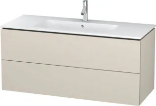 Duravit L-Cube Waschtischunterbau wandhängend Taupe Matt 1220x481x550 mm - LC624309191 LC624309191