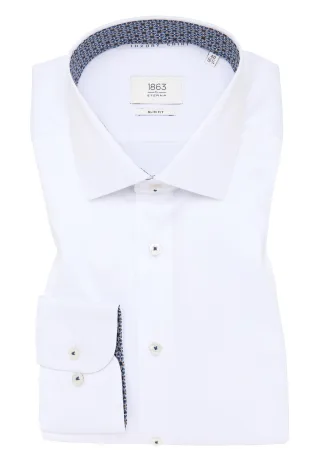 ETERNA - Luxury Shirt Twill super langer Arm (70 cm) weiß - Gr. - 44