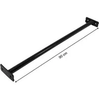 ROG-Gardenline Turnreck, (Reckstange aus Metall - 90 CM - Schwarz)