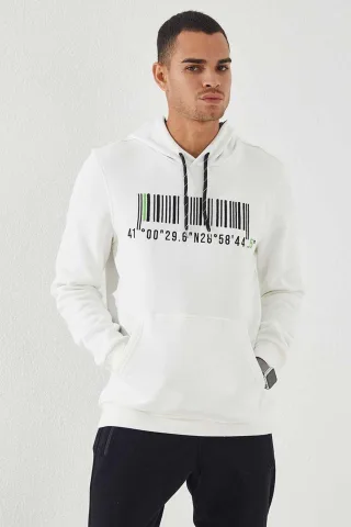 Bedruckter Kapuzenpullover