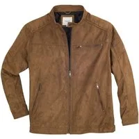 Jack & Jones Bikerjacke Jack&Jones XXL Jacke Biker-Style cognacbraun