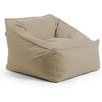 mokebo Sitzsack Der Sunnyboy (für drinnen & draußen), Made in Germany, Beanbag Outdoor, Sitzsack, Gartenliege in Khaki