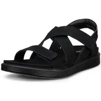 Ecco SOFT SANDAL W CROSS STRAP Sandale Riemchensandale, Sommerschuh mit praktischem Klettverschluss