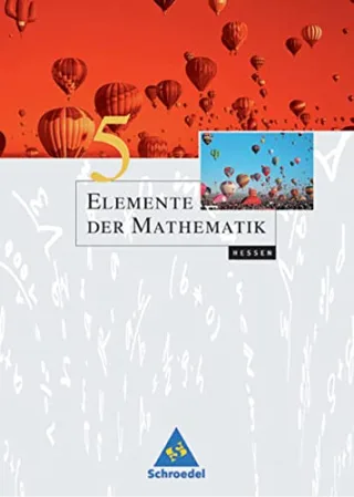 Elemente der Mathematik SI - Ausgabe 2005 für Hessen: Schülerband 5