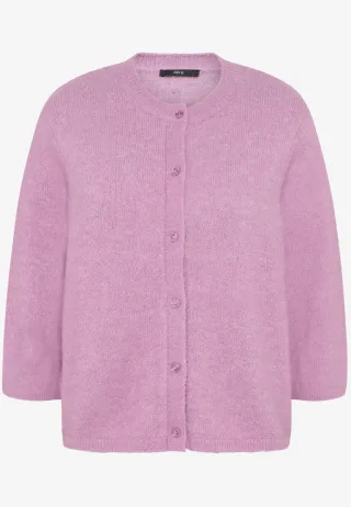 zero - Strickjacke mit 3/4 Arm violet - Gr. - 34