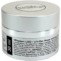 World of Nails-Design UV-Gel LED / UV-Gel 1 Phasen milky rosé, milchig rosa, Babyboomer Look