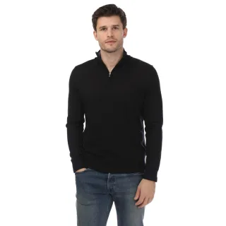 Sweat Limehas Merino Wool Core Demi-Zip Ted Baker Pour Homme en Bleu Marine