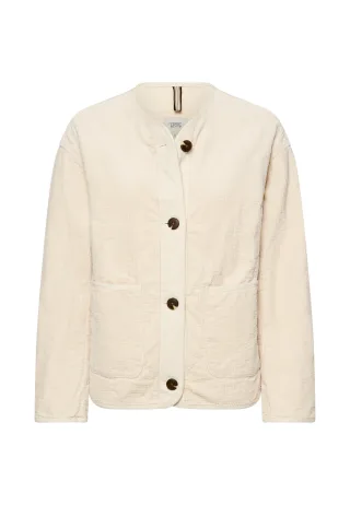 camel active - Gefütterter Cordblazer mit Wattierung pearl - Gr. - 44