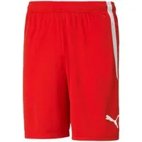 PUMA Sporthose teamLIGA Shorts kurz rot Herren