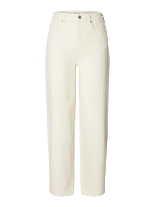 selected women - SLFBARREL EBBA HW JEANS Egret - Gr. - 32