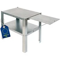 ITA Räucherofen Tisch für Räucherofen - Legierter Stahl - Räucherofenständer, 1-St., Direkt vom Hersteller, Made in EU, Tisch für Smoker Räucherschrank