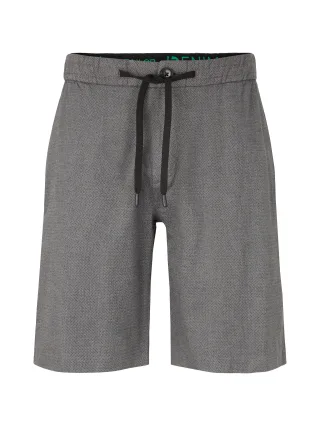 Denim Tom Tailor - Shorts black grey bean dobby - Gr. - S