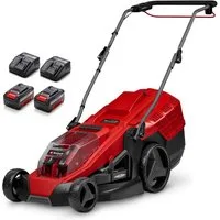 Einhell Akkurasenmäher GE-CM 36/43 Li M (2x4,0Ah), 43 cm Schnittbreite, 2x4,0Ah