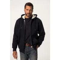 JP1880 Fleecejacke Hoodiejacke Outdoor Sweatjacke Kapuze Teddyfutter