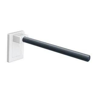 Hewi System 800 K Stützklappgriff Mono 950.50.1109192 Ausladung 600mm, Abdeckung signalweiß, anthrazitgrau