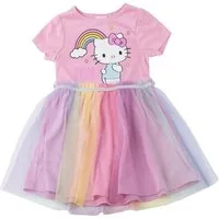 Hello Kitty Sommerkleid Fantasia Mädchen Kleid Single Jersey Baumwolle leichtes Kinderkleid (Packung)