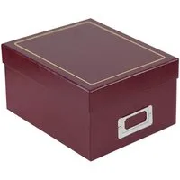 IDEAL TREND Fotoalbum Tradition Photo Box für 700 Fotos in 10x15 cm – Fotobox mit edle
