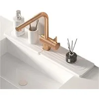 Coonoor Abtropfmatte Spüle,Wasserhahn Spritzschutz Pfannen Saugfähige Matte