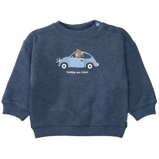 STACCATO - Kn.-Sweatshirt,oversized deep blue mel. - Gr. - 74