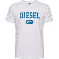 Diesel Rundhalsshirt Slim Fit Organic Logo Shirt - T-DIEGOR-K46 100