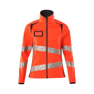 MASCOT Damen Softshell Jacke ACCELERATE SAFE Hi-vis Rot / Schwarzblau M - 19012-143-22210-M