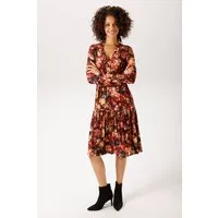 Aniston CASUAL Jerseykleid mit farbharmonischen Blumendruck - NEUE KOLLEKTION