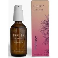 FORIA Gleitgel Natürliches Gleitgel mit CBD 56 ml sehr ergiebig, sehr ergiebig 3 Tropfen genügen