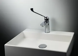 Neuesbad Serie 100 Vital Klinik Waschtischarmatur ohne Ablaufgarnitur, chrom NB1DEBGA_020C1